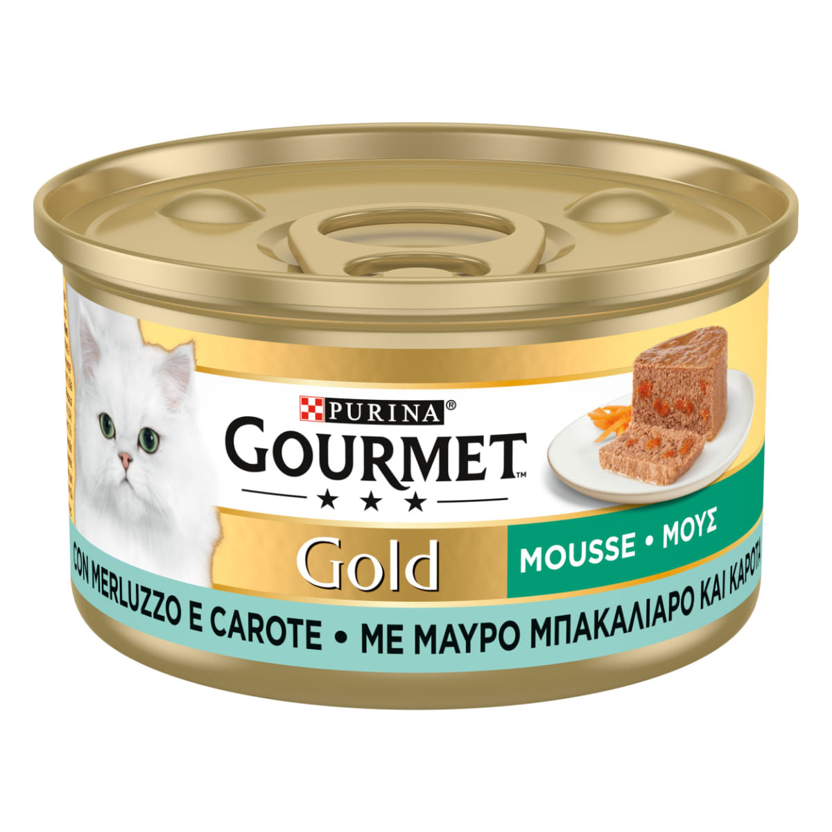 Gourmet Gold 85gr Mousse con Merluzzo e Carote Gourmet Gold 85gr Mousse con Merluzzo e Carote